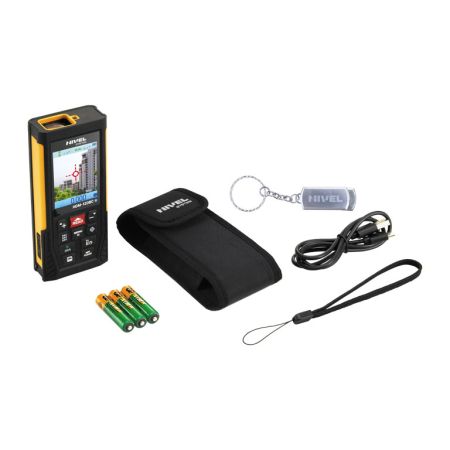 Dalmierz laserowy Nivel System HDM-120BC - z czerwoną wiązką, bluetooth